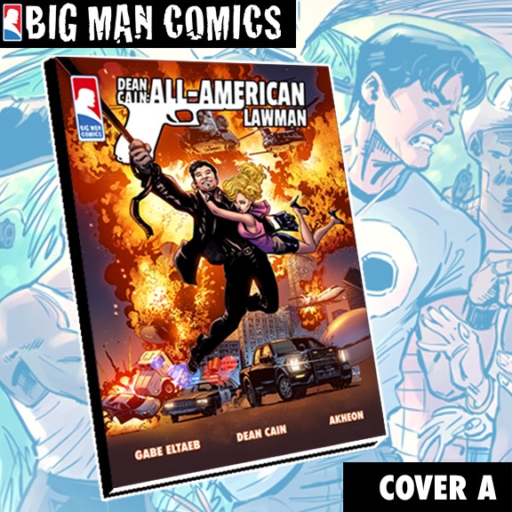 Dean Cain All American Lawman Cover A BIG MAN COMICS dean-cain-all-american-lawman-cover-a-big-man-comics