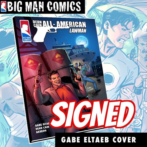 Dean Cain All American Lawman Cover F BIG MAN COMICS dean-cain-all-american-lawman-cover-f-big-man-comics